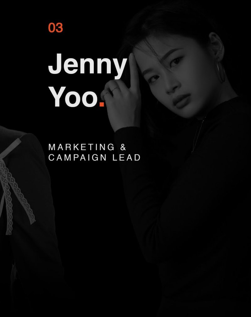 Jenny Yoo — Marketing & Campaign Lead