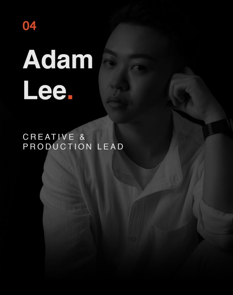Adam Lee — Creative & Production Lead